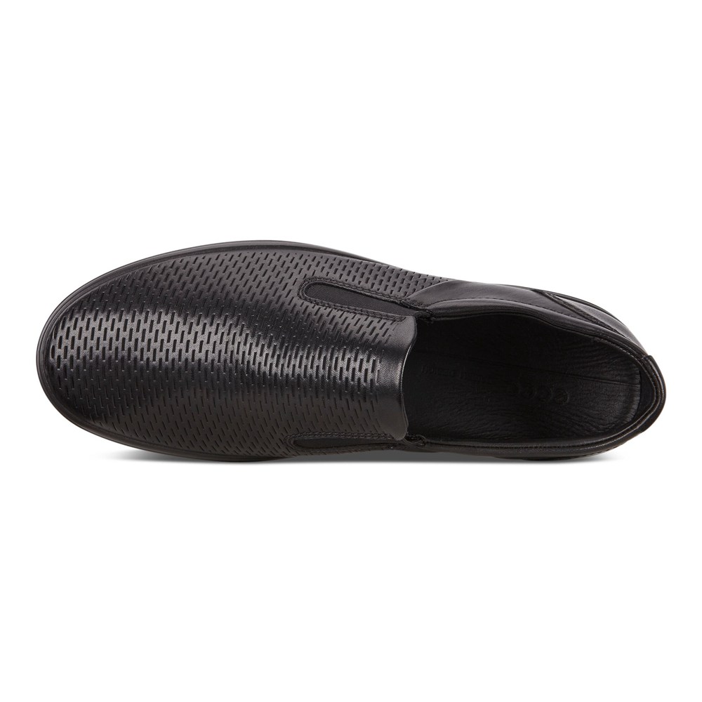 Mens Slip On - ECCO Soft 7 Sneakerss - Black - 3945OKCUJ